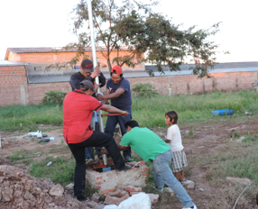 Villa Enconada’s community, in Bolivia, will get drinking water supply in their houses