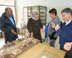 OTC staff in Jerusalem visit two projects of the FPSC in Gaza