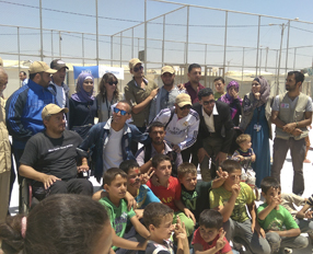 The Inclusive Interagency event “Kullona” takes place in the Zaatari refugee camp