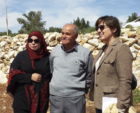 Visit to Al Nebi Elias, where the activities of the Agreement on sustainable and equitable rural development in the West Bank are carried out