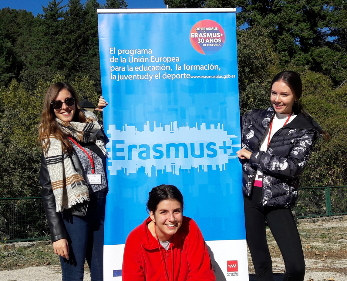 Volunteers from the European Volunteer Service (EVS) of FPSC arrive in Madrid to promote intercultural values among young people