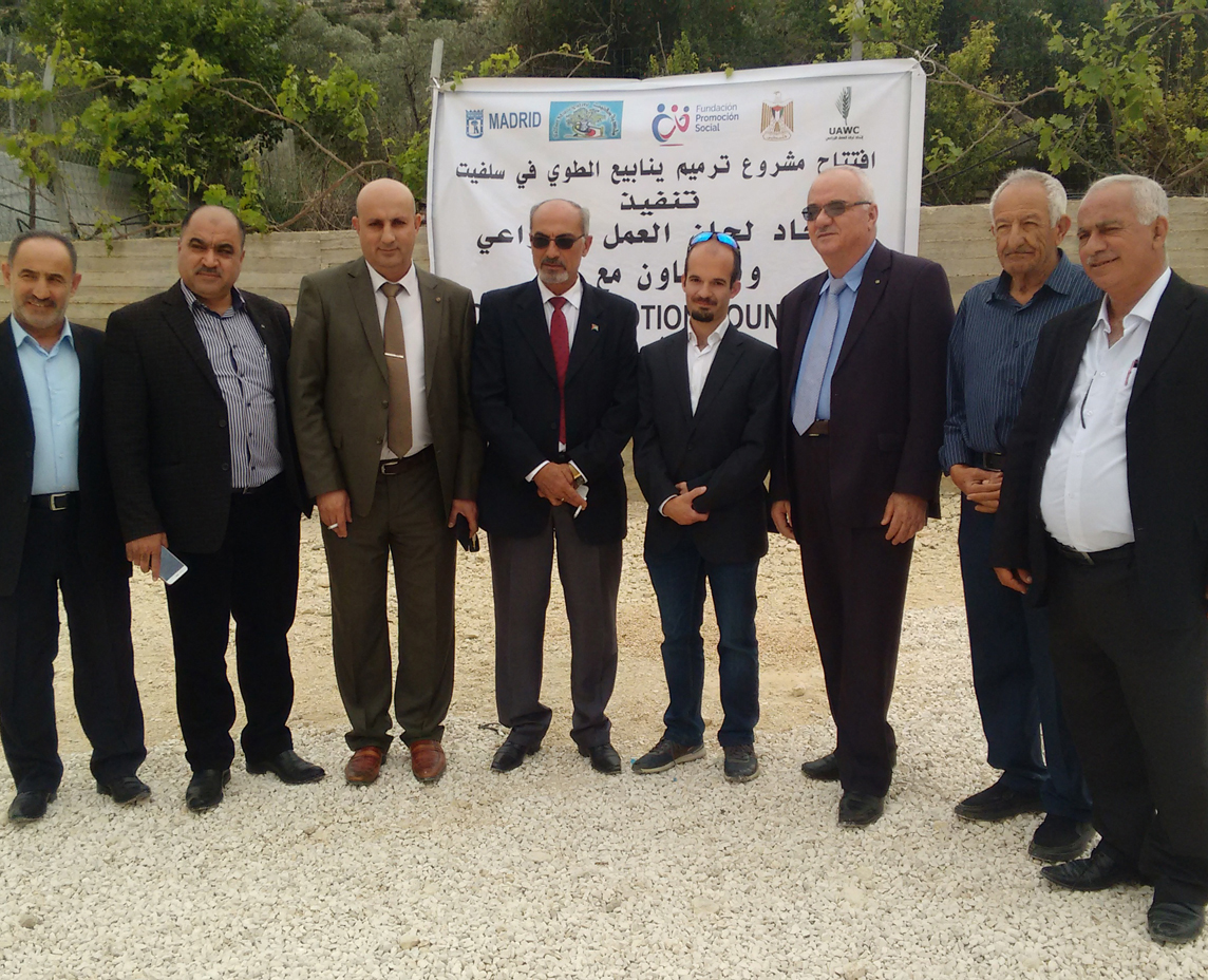 Finalizan las actividades del proyecto en Salfit (Palestina) para tratar de dar respuesta a la escasez de agua en la región