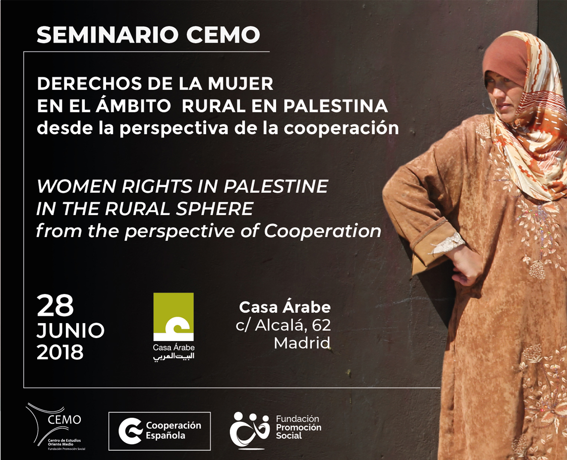Next CEMO Seminar “Women rights in Palestine in the rural sphere from the perspective of cooperation”