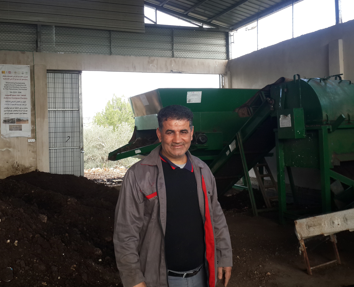 Nidal from Palestine tells us how the use of organic compost has transformed his life