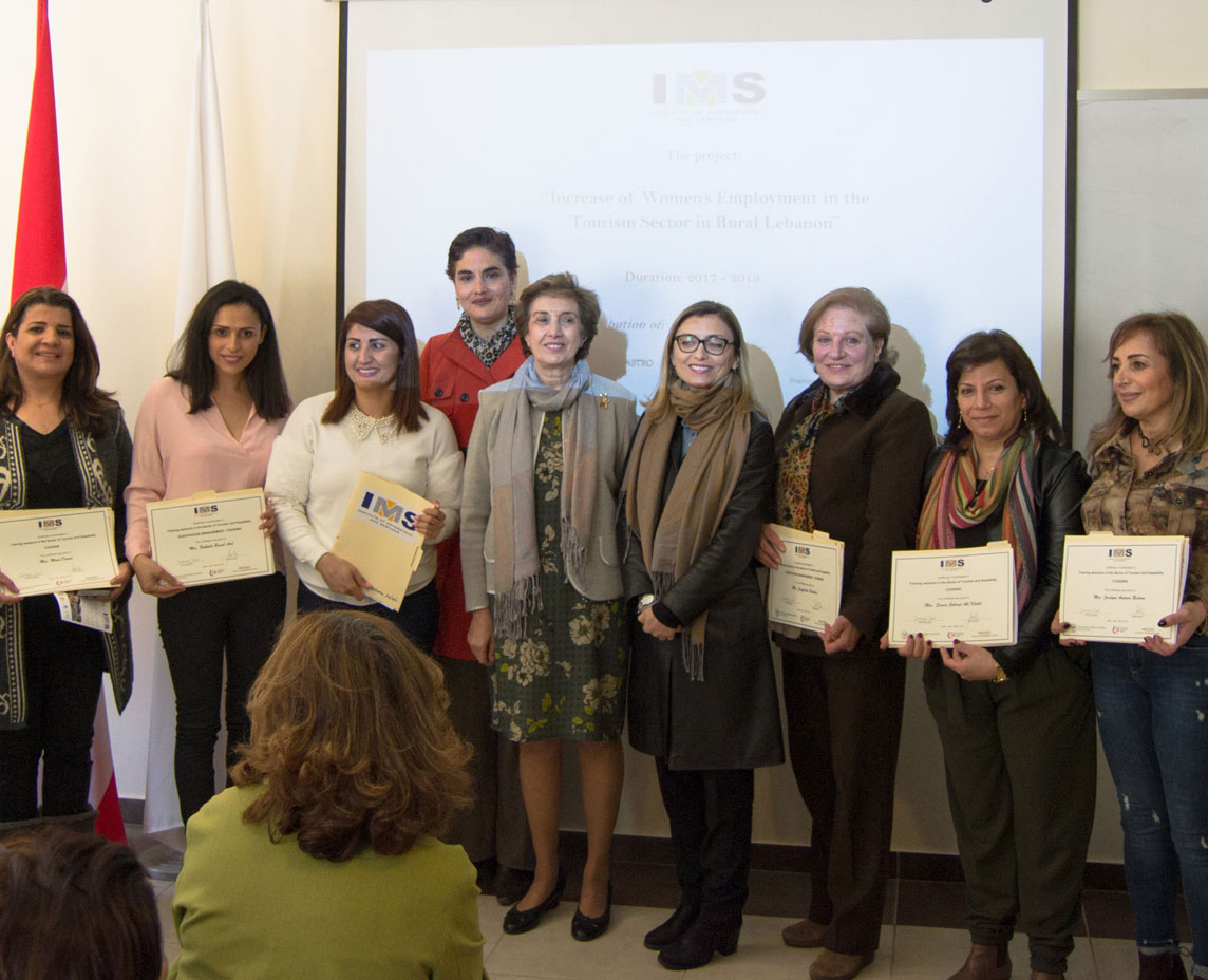 Young and adult women boost the economy in rural areas of Lebanon through entrepreneurship in the tourism sector