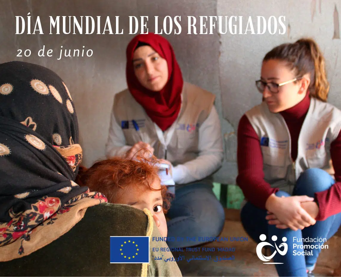 Promoción Social reitera su compromiso con los refugiados sirios en el Día Mundial del Refugiado