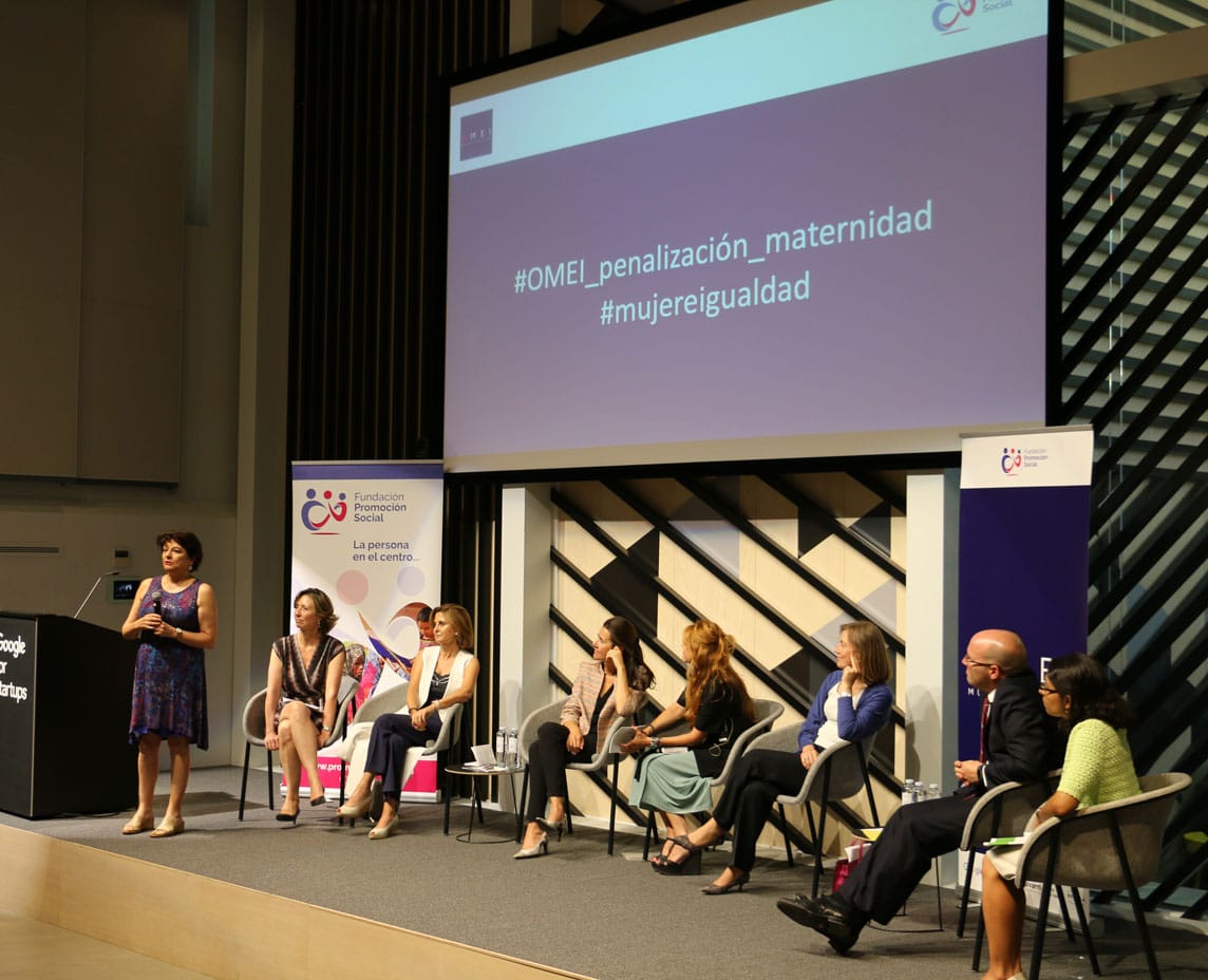 Fundación Promoción Social presenta el Observatorio “Mujer e Igualdad” (OMEI) en Madrid con la celebración de la mesa redonda: “¿Existe ‘penalización’ por maternidad?”
