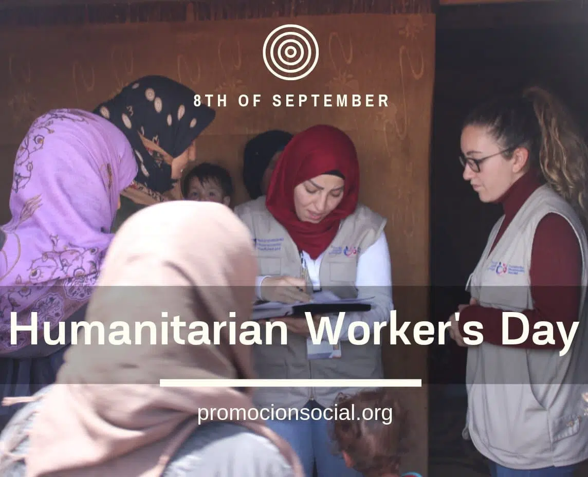Social Promotion Foundation joins the celebration of “Humanitarian Worker’s Day” on the 8th of September
