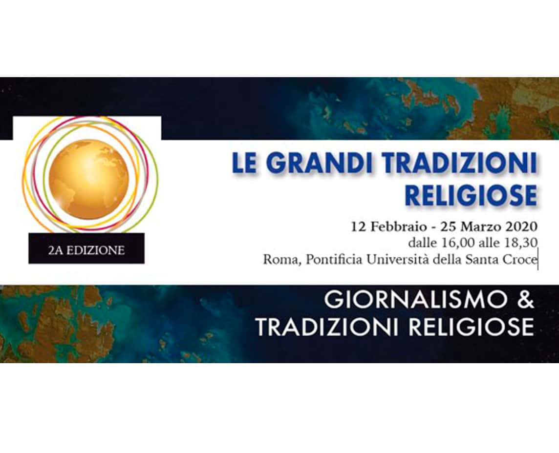 Il Comitato “Giornalismo e Tradizioni Religiose” organizza a Roma un corso sulla struttura delle principali tradizioni religiose che sono alla base delle diverse culture