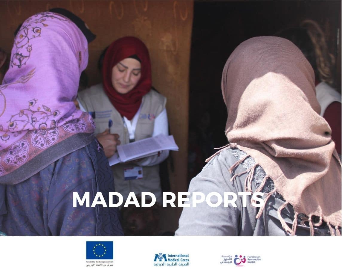 Key reports on disability and mental health in Lebanon have been produced in the framework of our MADAD projects