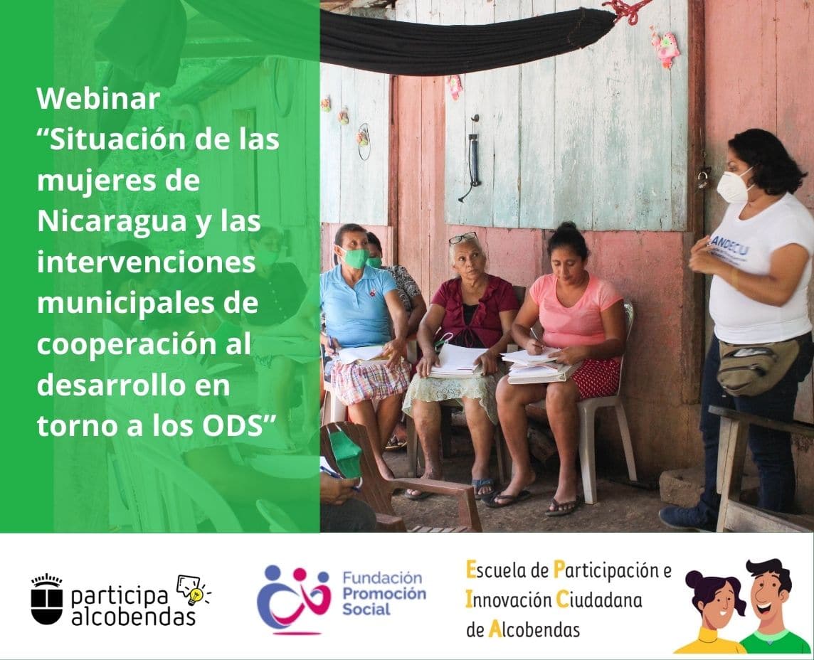 Próximo webinar sobre la situación de la mujer en Nicaragua y los ODS