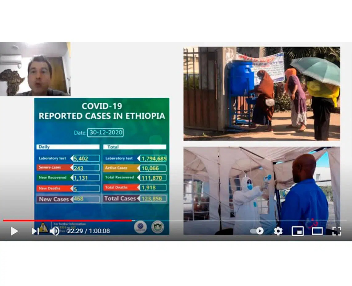 Laronja TV Channel in Catalonia broadcasts a lecture by our Head of Mission in Ethiopia, on the situation of the country in the context of covid-19 and the work that the Foundation is implementing in the Somali region