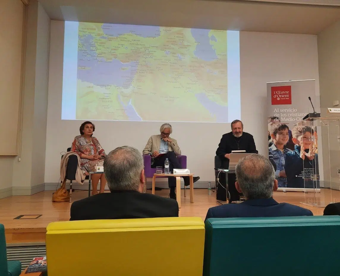 Jumana Trad participa en una conferencia organizada por L’Œuvre d’Orient que puso de manifiesto la importancia clave de los cristianos de Oriente Medio en la región