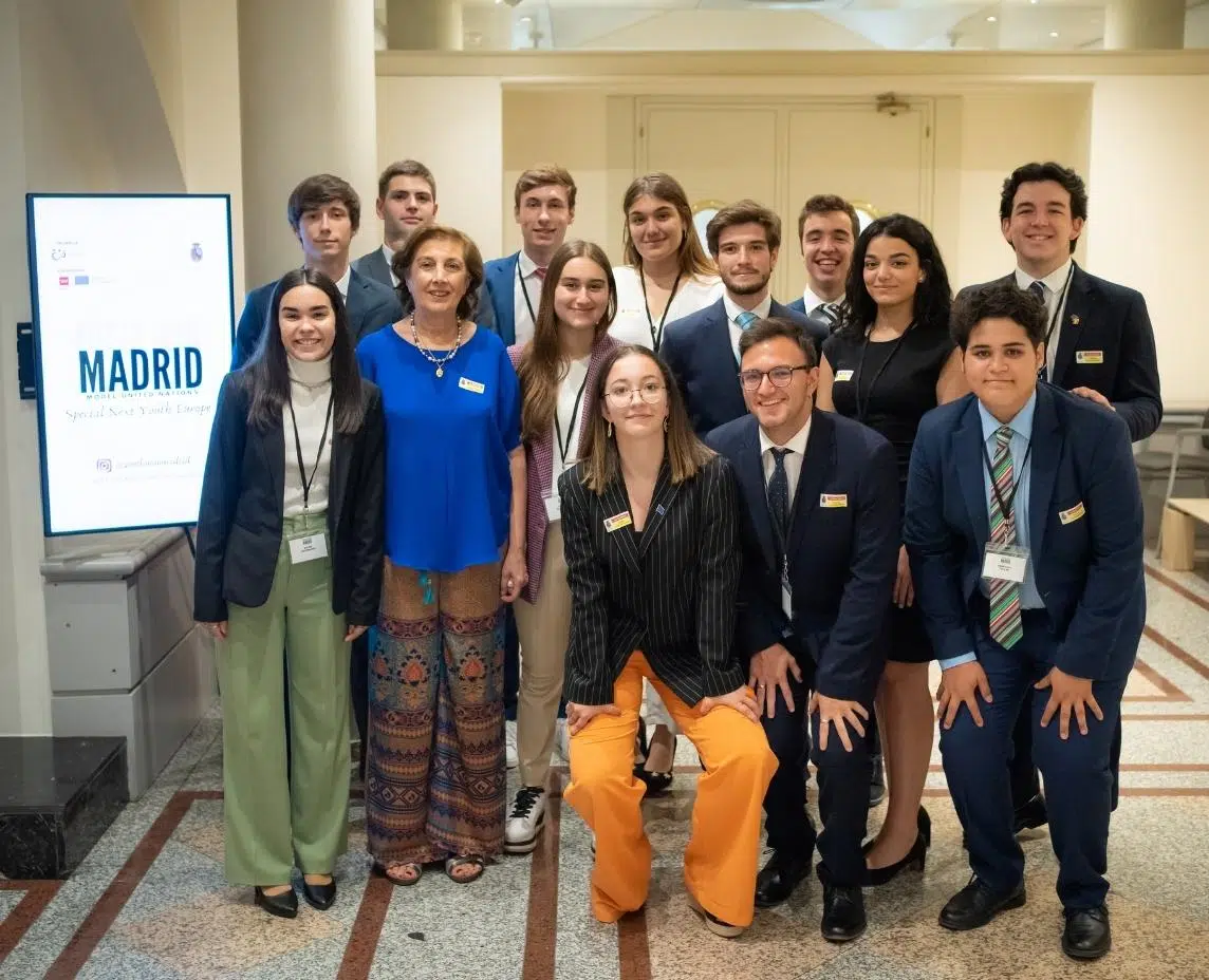 More than 250 young people seek joint solutions to the world’s problems through the Youth MUN Madrid initiative