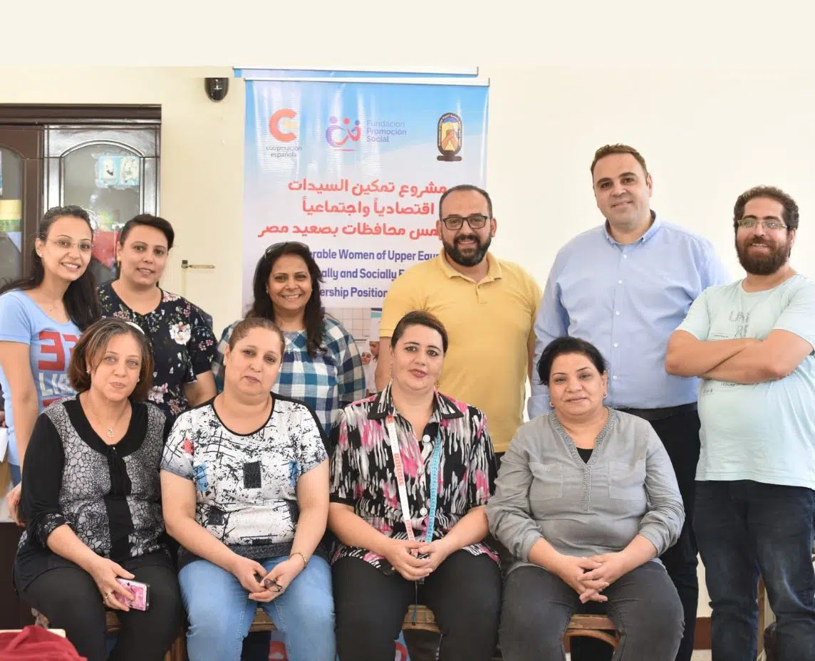 La formación de formadores es clave en el desarrollo de capacidades profesionales y de emprendimiento de mujeres de Alto Egipto