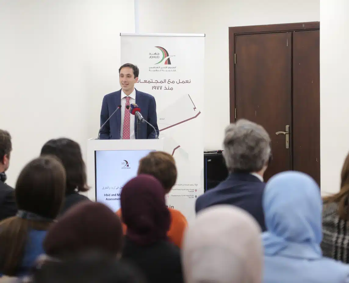 Two labor market studies in Irbid and Mafraq were launched to improve the working environment of Jordanian women