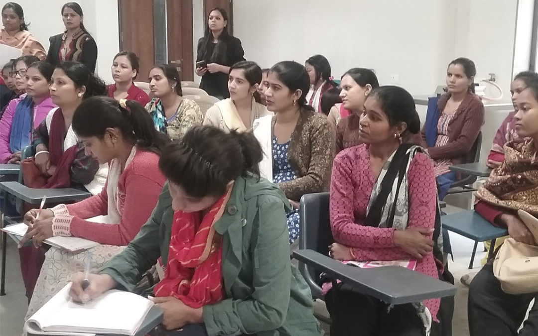 Creación de ambiente seguro para la capacitación técnica profesional de las mujeres del distrito de Gurgaon en India