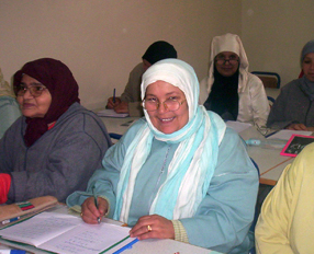 Acceso de las mujeres de la Comuna de Dar Chaoui a una formación que les permita realizar activides productivas