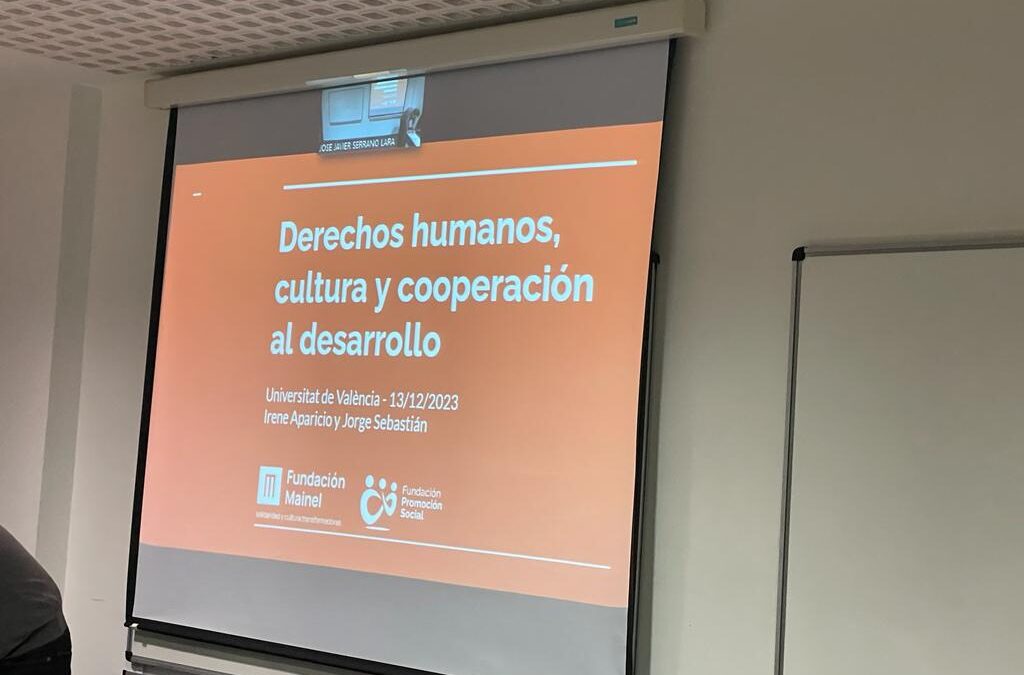 Formaciones en Derechos Humanos y Cooperación al Desarrollo en la Universitat de València