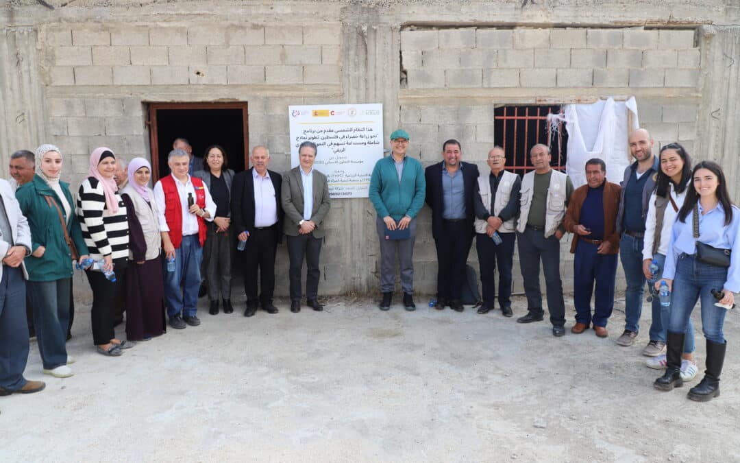 El cónsul y el coordinador general de la OCE en Jerusalén visitan nuestro convenio en Palestina