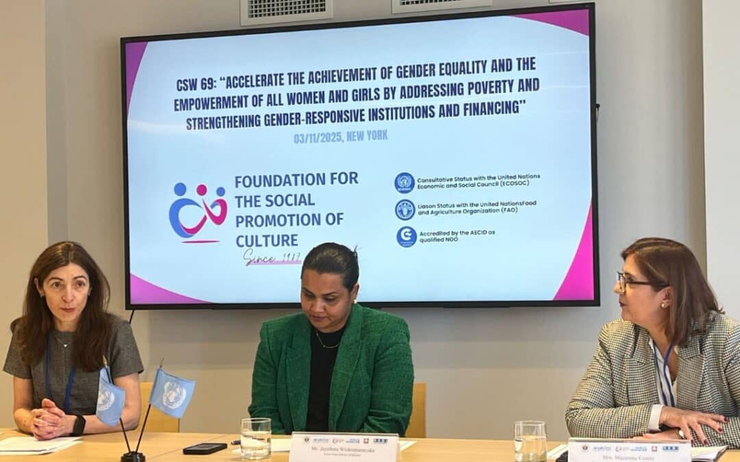 CSW69. Celebramos el evento ‘Empoderando a niñas y mujeres: 30 años promoviendo la igualdad’ en Naciones Unidas (Nueva York)