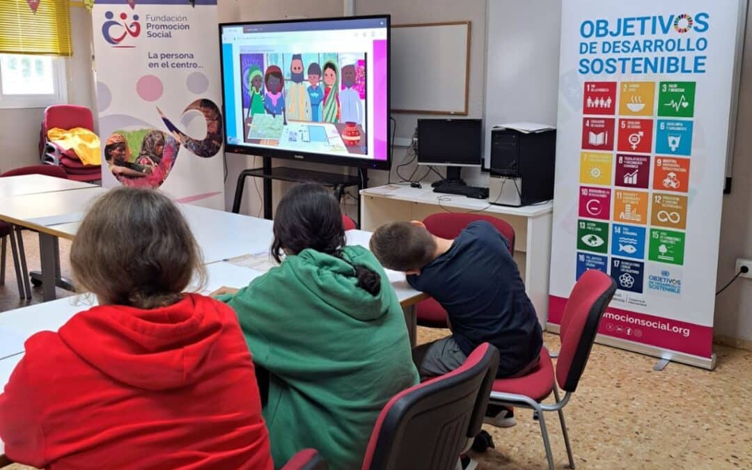 Niños y niñas del CEIP Ausias March de Picanya participan en un taller de sensibilización del proyecto “Gota a gota sumamos”