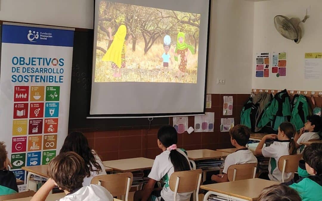 Impartimos un taller de sensibilización de ‘Cada gota cuenta’ en el Colegio Nuestra Señora de Loreto