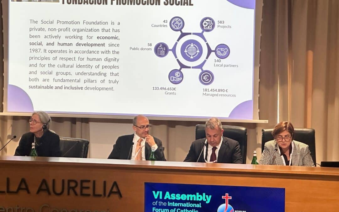 FPS al VI Forum Internazionale delle ONG di Ispirazione Cattolica: portare la cooperazione sul campo dentro il dibattito globale