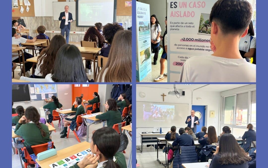 Estudiantes de colegios de Madrid se acercan al problema del acceso al agua en Bolivia