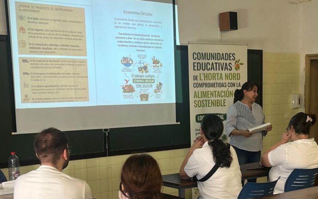 Estudiantes de Puzol (Valencia) comparten su compromiso con la alimentación sostenible